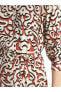 LCWAIKIKI Classic Desenli Uzun Kollu Kadın Gömlek Elbise