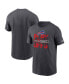Фото #4 товара Men's Anthracite Buffalo Bills 2022 NFL Playoffs Iconic T-shirt