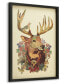 Фото #3 товара Mr. and Mrs. Deer Dimensional Collage Framed Graphic Art Under Glass Wall Art, 33" x 25" x 1.4"