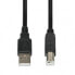 iBOX IKU2D - 3 m - USB A - USB B - USB 2.0 - Male/Male - Black