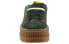 FENTY BEAUTY x PUMA Rihanna Fenty Cleated Creeper Suede Green Sneakers