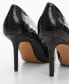 ფოტო #3 პროდუქტის Women's Croc-Effect Heeled Shoes