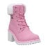Фото #2 товара Lugz Clove Fur WCLOVFD-6556 Womens Pink Nubuck Ankle & Booties Boots 6.5