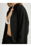 Kadın Uzun Kol Gömlek 4sak60002pw Siyah
