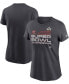 Фото #1 товара Women's Anthracite Tampa Bay Buccaneers Super Bowl LV Champions Locker Room Trophy Collection T-shirt