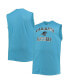 Фото #2 товара Men's Blue Carolina Panthers Big and Tall Muscle Tank Top