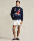 Men's Regular-Fit Sailboat Intarsia-Knit Sweater