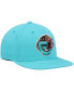 ფოტო #3 პროდუქტის Men's Turquoise Vancouver Grizzlies Hardwood Classics Team Ground 2.0 Snapback Hat