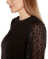 Фото #4 товара Black Label Women's Sequin Embellished Smocked Top