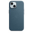 Фото #2 товара Чехол Apple FineWoven Case mit MagSafe для iPhone 15, синий, моноколор.