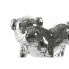 Фото #3 товара Декоративная фигура DKD Home Decor Английский Серебристый Бульдог Современный (45,5 x 21,5 x 25 cm)