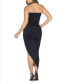 Фото #2 товара Women's Long Asymmetrical Backless Halter Dress