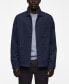 Фото #1 товара Men's Double-Faced Pockets Detail Wool Overshirt