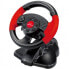 Руль с педалями Esperanza EG103 - ПК/Playstation/Playstation 2/Playstation 3 - Select/Start/Аналоговый - Проводной - Черный/Красный Красно-черный - фото #1