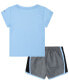 ფოტო #12 პროდუქტის Toddler Girls Dri-FIT All Day Short Sleeve Tee and Shorts Set