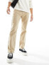 Hollister straight fit carpenter trousers in khaki beige