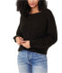 Free People 294805 Carter Pullover Sweater Black LG (Women's 12-14)