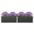 Фото #3 товара Garden Raised Bed 78.7"x39.4"x21.3" WPC Gray