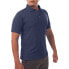 Фото #1 товара Page & Tuttle Solid Jersey Short Sleeve Polo Shirt Mens Blue Casual P39909-DKN