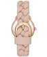ფოტო #3 პროდუქტის Women's Lily Avenue Three Hand Pink Leather Watch 34mm