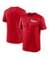 ფოტო #1 პროდუქტის Men's Philadelphia Phillies Authentic Collection Early Work Tri-Blend Performance T-Shirt