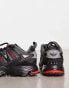 adidas Originals Hyperturf trainers in black and red