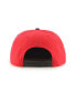 Фото #2 товара Men's Red, Black Toronto Raptors Two-Tone No Shot Captain Snapback Hat