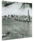 Фото #4 товара New York Skyline A B Frameless Free Floating Tempered Glass Panel Graphic Wall Art, 36" x 36" x 0.2"