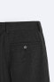 Фото #16 товара Костюмные брюки из фланели ZARA