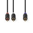 Фото #1 товара Nedis CABW24000AT30 - 2 x RCA - Male - RCA - Male - 3 m - Anthracite