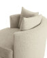 Elizabeth 38" Stain-Resistant Fabric Swivel Chair