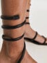 ALDO Spinna wrap around sandals in black