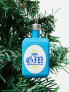 Typo gin bottle Christmas decoration