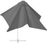 Beliani Parasol ogrodowy 250 x 250 cm ciemnoszary MONZA (86109)