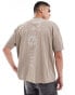 Фото #1 товара ASOS DESIGN oversized t-shirt with back print in brown