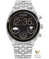 ფოტო #1 პროდუქტის Unisex CZ Smart Wear OS Stainless Steel Bracelet Smart Watch 41mm