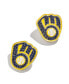 ფოტო #1 პროდუქტის Women's Milwaukee Brewers Statement Stud Earrings