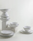 NENDO Stoneware 16 Pc. Dinnerware Set, Service for 4