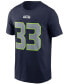 Фото #2 товара Men's Jamal Adams Navy Seattle Seahawks Name and Number T-shirt