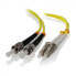 Фото #1 товара Alogic 3m LC-ST Single Mode Duplex LSZH Fibre Cable 09/125 OS2 - 3 m - OS2 - LC - ST