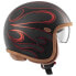 PREMIER HELMETS 23 VintagePlatin Ed. Carbon FR BM 22.06 open face helmet Красно-черный, M - фото #4