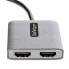 Фото #2 товара Адаптер для DisplayPort на HDMI Startech MST14DP122HD Серый 4K Чёрный Черный/Серый