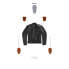 PANDO MOTO Tatami LT 01 leather jacket