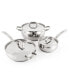 Фото #2 товара Belly 18/10 Stainless Steel 6 Piece Starter Cookware Set