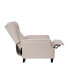 Фото #7 товара Mauro Contemporary Pushback Recliner With Accent Nail Trim-Wingback Manual Recliner