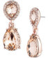 ფოტო #1 პროდუქტის Pavé & Pear-Shape Crystal Drop Earrings