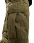 Superdry Baggy parachute pants in burnt olive Dunkles Olivgrün, W36 L32 - фото #5