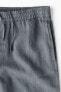 Фото #2 товара Regular Fit Linen Shorts