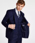 Фото #1 товара $450. Michael Kors Men's Classic Fit Wool Blend Stretch Suit Jacket Navy 46 S