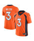 Men's Russell Wilson Orange Denver Broncos Vapor Untouchable Limited Jersey